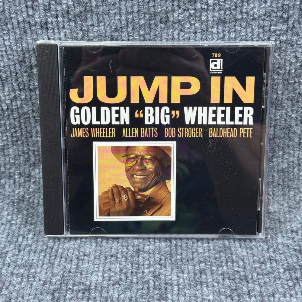 Golden Big Wheeler Jump In CD 1997 Delmark Records Chicago Blues DE-709